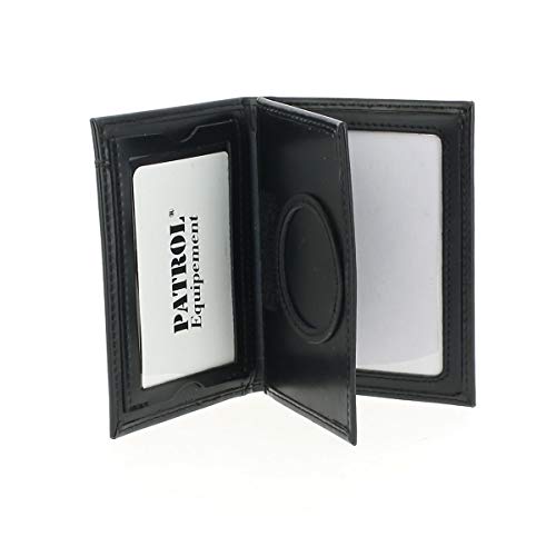 Porte carte cuir 3 volets avec carte Navigo - Noir - Patrol Cover