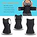 GAODI Women Waist Trainer Vest Slim Corset Neoprene Sauna Tank Top Zipper Workout Body Shaper Shirt (M, Black Sauna Vest)