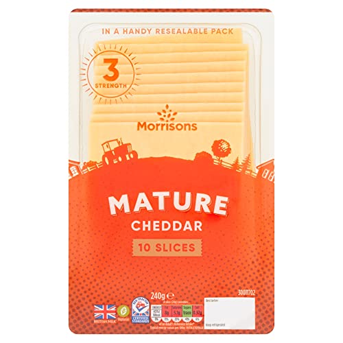 Morrisons Mature Cheddar 10 Slices 240g