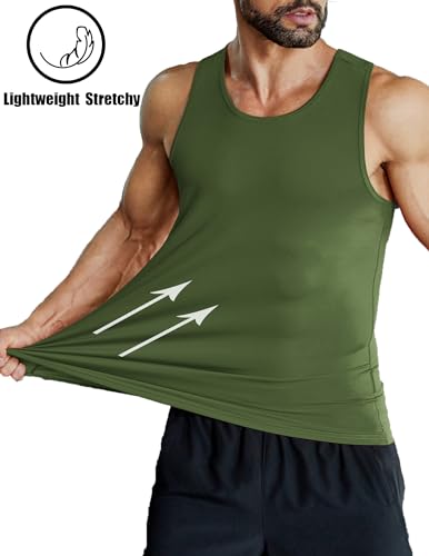 COOFANDY Men's Workout Tank Top 3 Pack Quck Dry Sleeveless Gym Muscle Shirts Summer Swim Beach Tops3