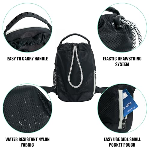 Waterproof Crossbody Bag with Water Bottle Carrier Holder Shoulder Sling Pouch Handle Travel Hiking Daypack3