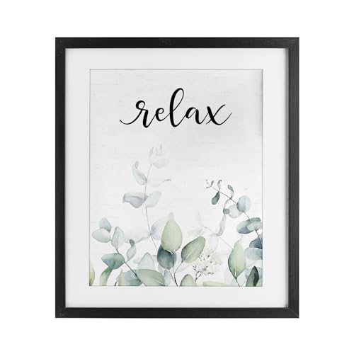 Affiche encadrée Relax Leafy Herbs pour réduire le stress et décorer votre bureau