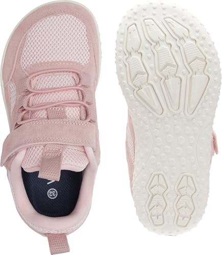 Image of WHITIN Little /Big Kid Wide Retro Barefoot Sneakers WK102 | Back to School, Toe Freedom, Zero Drop Flexible Sole, From Daily Walking to Adventure Sports