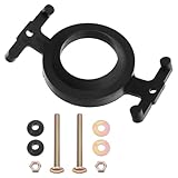 NOLITOY Wc Sitzschrauben Ersatzset 57mm mit Dichtung und Befestigungsmaterial Wc Sitz Befestigungsset Verschleißfeste Schrauben Einfache Selbstmontage Universell