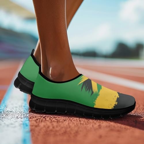 Mens Slip on Shoes Casual Loafers Running Sneakers Slip on Walking Sneakers with Black EVA Sole4