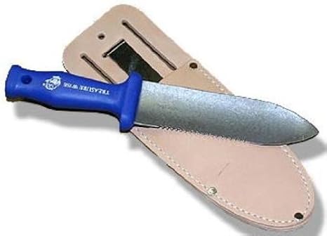 DMJYJY 3-in-1 Treasure Wise Metal Detector User Digging Knife and Large Leather Sheath