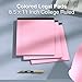 3 Pcs Legal Pads 8.5 x 11 Pink Note Pads 8.5 x 11 Notepad Total 75 Sheets, Micro Perforated Writing Pads Color Lined Paper College Ruled Pad of Paper Notebook To-Do List for School & Office Supplies