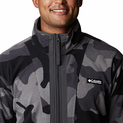 Columbia Back Bowl™ Fleece Leve, Preto Mod Camuflado/Tubarão, XXG