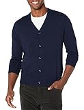 Dockers Men's Regular Fit Long Sleeve Cardigan Sweater, (New) Navy Blazer, 2X Large