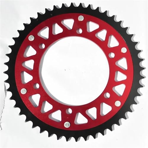 Couronne 48 dents pas 520 pour roadster et trail Yamaha | Pignon rouge 48T