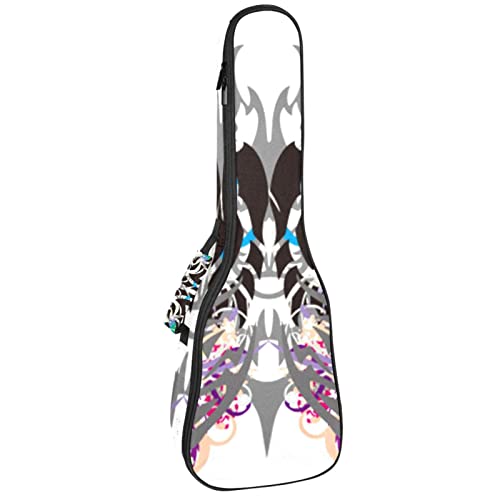 JRHEJTHH Durable Ukulele Bag Water Resistent Ukulele Case with Adjustable Shoulders for 21 23 24 inch Thick Padding Personalized Butterfly Pattern - Les Beatles, Paul McCartney, John Lennon, RIngo Starr, George Harrison JRHEJTHH Durable Ukulele Bag Water Resistent Ukulele Case with Adjustable Shoulders for 21 23 24 inch Thick Padding Personalized Butterfly Pattern