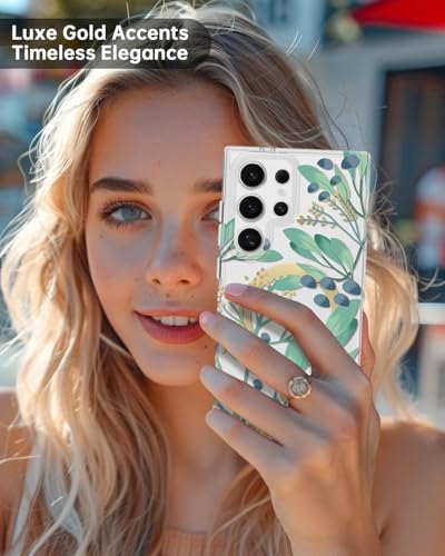 Jolie coque fleurs Samsung S25 Ultra cadeau idéal femmes