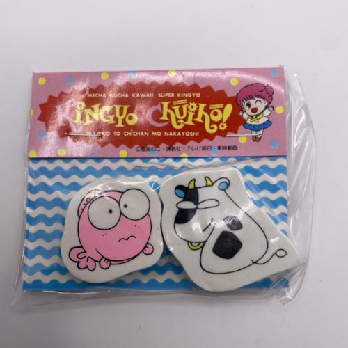 シュガーバニーズ　　しろうさ　くろうさ　ノック式消しゴム　レトロ　レア 20170810-ojagadesign-ccsakura-