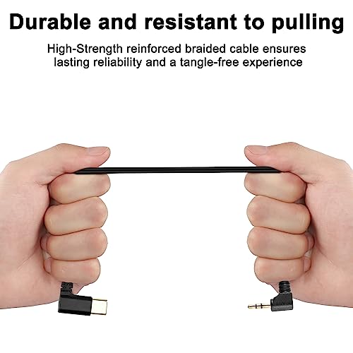 Cable USB-C a Jack 2.5mm 29 cm 2 piezas miniatura 4