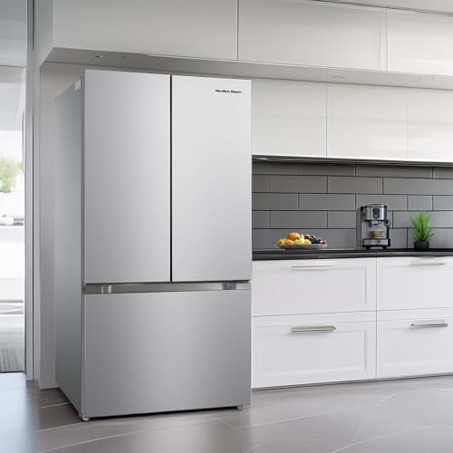 Hamilton Beach HBF2067 French Door Full Size Refrigerator with Freezer Drawer, 20.3 cu ft, Stainless Steel - Image 10