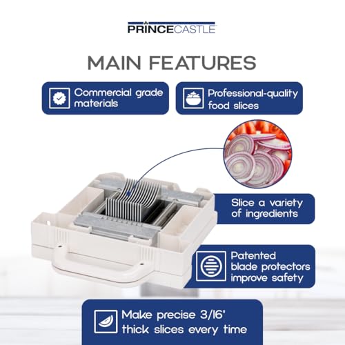 Prince Castle Saber King Onion/Multi-Purpose Blade Pusher Set, 3/16