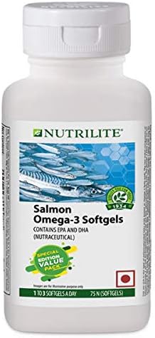 Amway Nutrilite Salmon Omega 3 Promotional Pack Tablets -Pack of 75