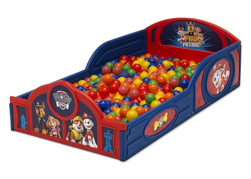 Delta Children - PAW Patrol Plastic Sleep and Play Toddler Bed with Attached Guardrails - image 7