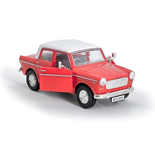 Image of Amisha Gift Gallery Car Toy for Kids Queens 70 Toy Model Fiat Openable Doors & Pull Back Action (Red)