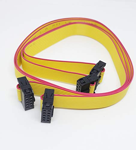 Cable plano flexible IDC 10 pines hembra de 40 cm que mejora el flujo de datos en tu equipo