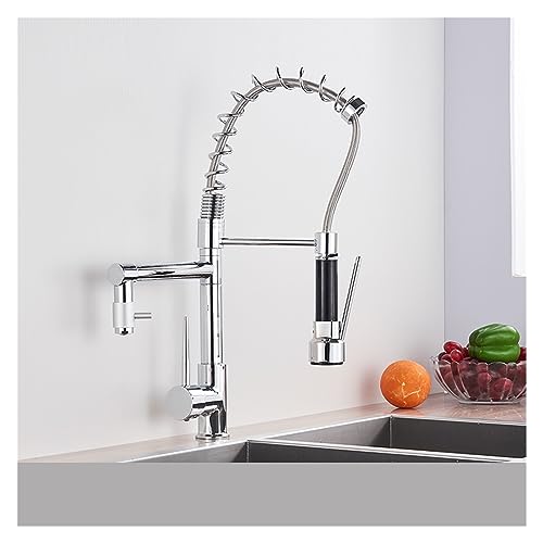 Robinet cascade de lavabo de la salle de bain mitigeur eau froide chaude mélangeur chrome pour vasque