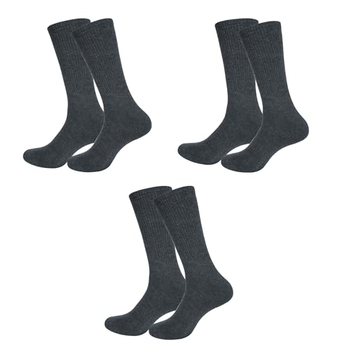 Image of Cotton Crew Socks for Womens Lightweight Casual Wear Business Socks Multi Color Options Size 6-9