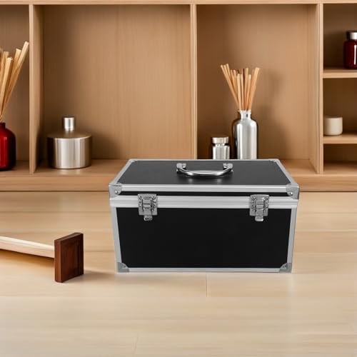 Boîte rangement outil aluminium rigide mallette portable - 8