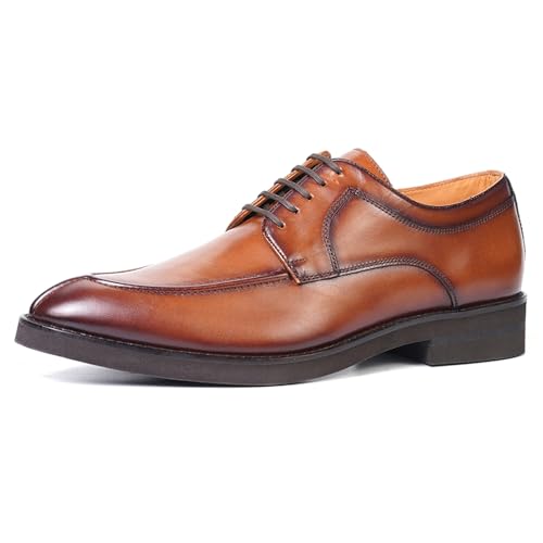 Anthony Veer Walton Split-Toe Dress Shoes for Men | Lace-up | Blake Stitch Construction | Ortholite Cushion Comfort | Full Grain Calfskin Leather