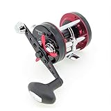 AbuGarcia (アブガルシア) アンバサダー (Ambassadeur) 6500CS ロケット ブラック/レッド ハイスピード 右巻き カウンターバランスハンドル カゴ釣り丸形リール