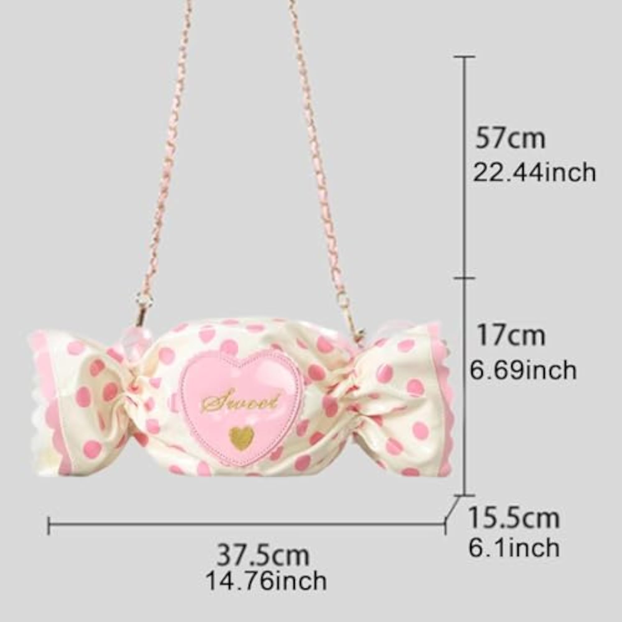 Cute Phone Bag for Summer Vacation, Candy Shaped