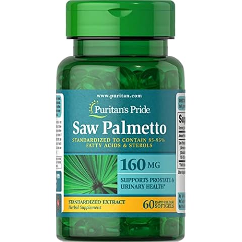 Puritan's Pride Saw Palmetto Extract Softgels Cover