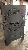 Deko Rustikal Feuertonne - Feuerkorb - Brenntonne Biker Garten - Gestaltung