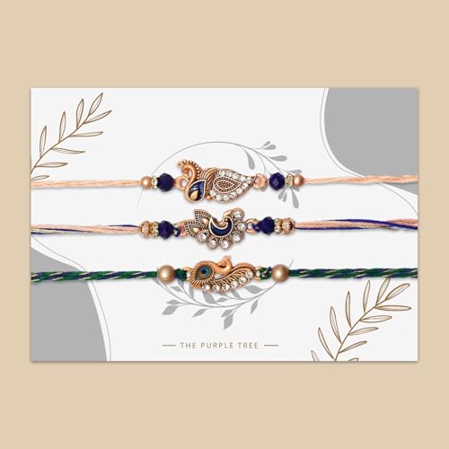 Image of The Purple Tree Rakhis For Brother, Rakhis for bhai, Rakshabandhan Gift, Rakhi Gift, Best Rakhi For Brothers