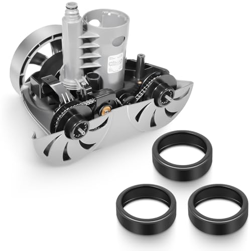 R0543200 Tune-Up Kit + (3 Pack) 48-232 Wide Trax Tires for Polaris 3900 Sport P39 & 480 - Complete Pool Cleaner Refurbishment Set with Gearbox Chain System & High-Traction Replacement Wheels