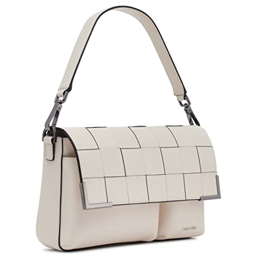 Image of Calvin Klein Women's Mica Organizational Flap Demi Shoulder Bag & Crossbody