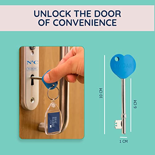 Triple Pack Radar Blue Badge Co Genuine & Offical NKS Radar Key for Disabled Toilets, Accessible Loos in The UK, Easy Turn Access Key, Ideal for Disabled Blue Badge Holders - Image 3