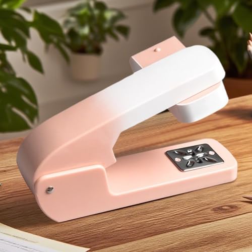 Grapadora de escritorio giratoria de 360 grados y máquina grapadora multiángulo 7