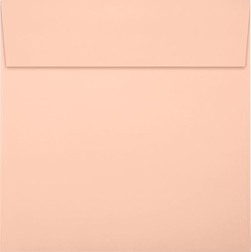 Miniatura 8 de LUXPaper Sobres de invitación cuadrados  Despegar y prensar  6 14 pulgadas x 6 14 pulgadas  Champagne metálico  Texto de 81 libras  500 unidades