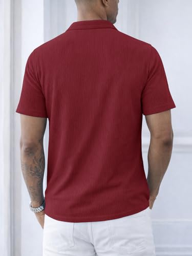 Image of Nobel Monk Men's Solid Casual Shirt |Half Sleeve | Regular Fit |Stylish Shirt for Men