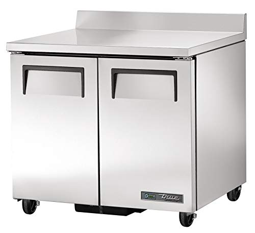 True Refrigeration - Work Top - Solid Door Refrigerator with Hydrocarbon Refrigerant - 36.38 x 30.13 x 33.38 in