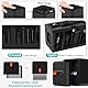 VICHYIE 32 in 1 Tastatur Reinigungsset mit Bürste, Handy Reinigungsset, Kopfhörer Reinigung für AirPods, Multifunktionales Reinigungs Zubehör für iPhone, Tablet, Laptop, PC-Monitor, Kamera (Schwarz)