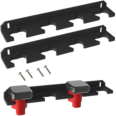 SZWJT-LV Battery Holder for Milwaukee M12, Mount 4 Slot Battery Holder for Milwaukee m12, Battery Holder for Milwaukee 12V, Battery Storage for Milwaukee (2pcs) Cover