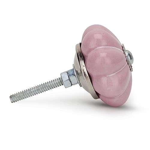 FURNISHFUL FINESSE Kommodenknöpfe für Schränke und Schubladen – verschiedene mehrfarbige Keramik-Ziehgriffe für Küchenschränke, Schränke, dekorative Möbelbeschläge – 20 Stück