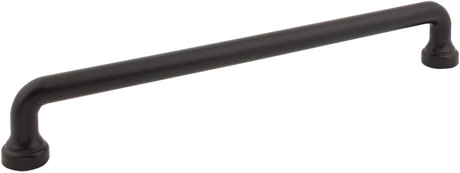 Atlas Homewares A646-BL 12 in. (305mm) Malin Collection Appliance Pull, Matte Black