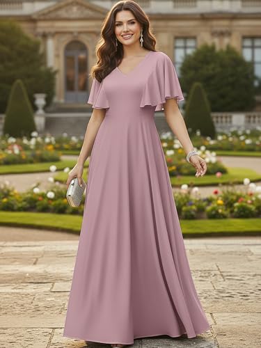Image of KOH KOH Womens Long Elegant Bridesmaid Evening Cocktail Modest Maxi Dress