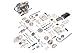 FRANZIS 67009 - BMW R 90 S Boxermotor, originalgetreuer Motorbausatz im Maßstab 1:2, schaltbares 5-Gang-Getriebe, inkl. Soundmodul, Anleitung und 120-seitigem Begleitbuch, Mittel