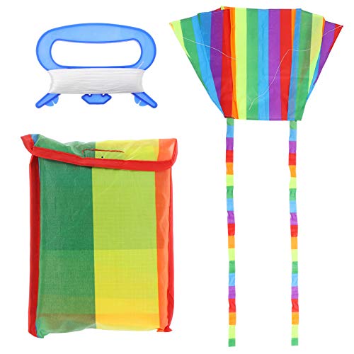 ibasenice 1Set Outdoor Cartoon Kites Easy to Fly Long Tail Kites for Fun Outdoor Games for Boys for Beach and Park Activities