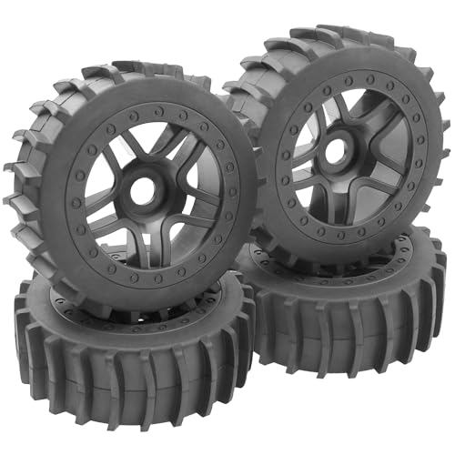 Pneus RC 1/8 à moyeu hexagonal 17mm roues haute adhérence - 4