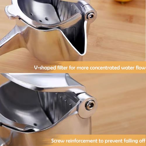 Presse-Fruits Manuel Multifonctions, Extracteur de Jus Manuel Portable, Presse à Fruits Amovible, Convient aux Agrumes, Conception Portable, Amovible et Facile à Nettoyer – Image 5