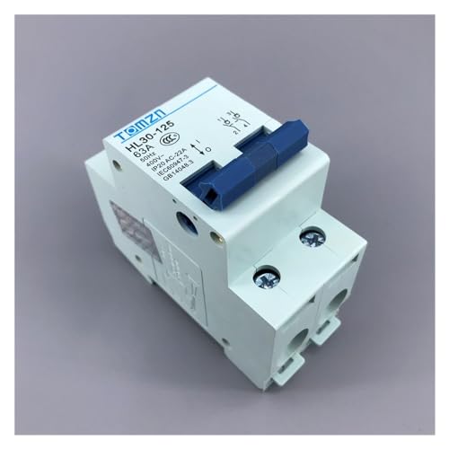 Disyuntor de aislamiento HL30 2P con corte bipolar seguro de 63A 2